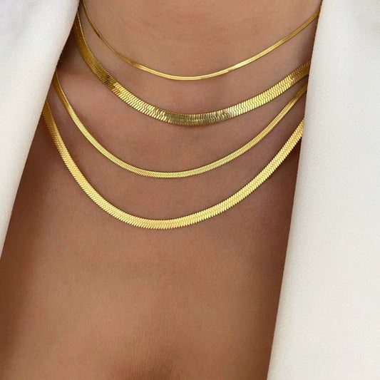 Herringbone Halsband 14k