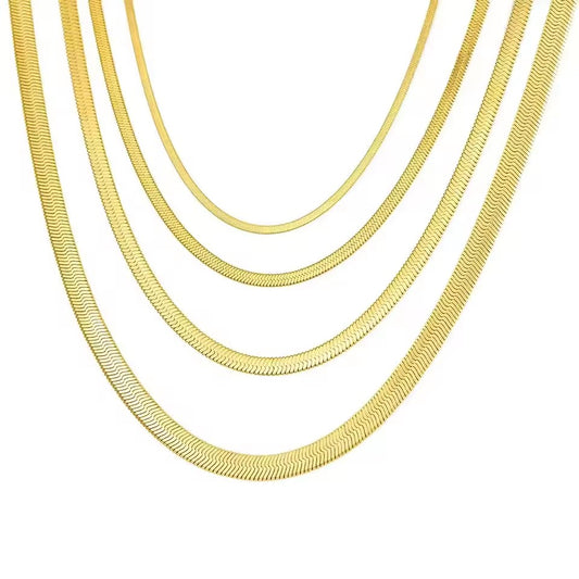Herringbone Halsband 14k