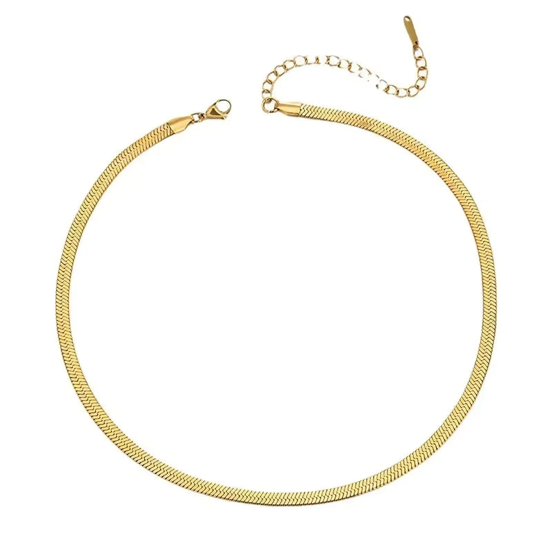 Herringbone Halsband 14k