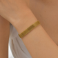 Guldförgylld Armband i Rostfritt Stål – 18K Guld och flera färger 3/4/6/mm