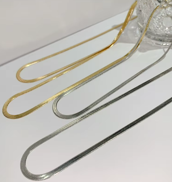 Herringbone Halsband 14k