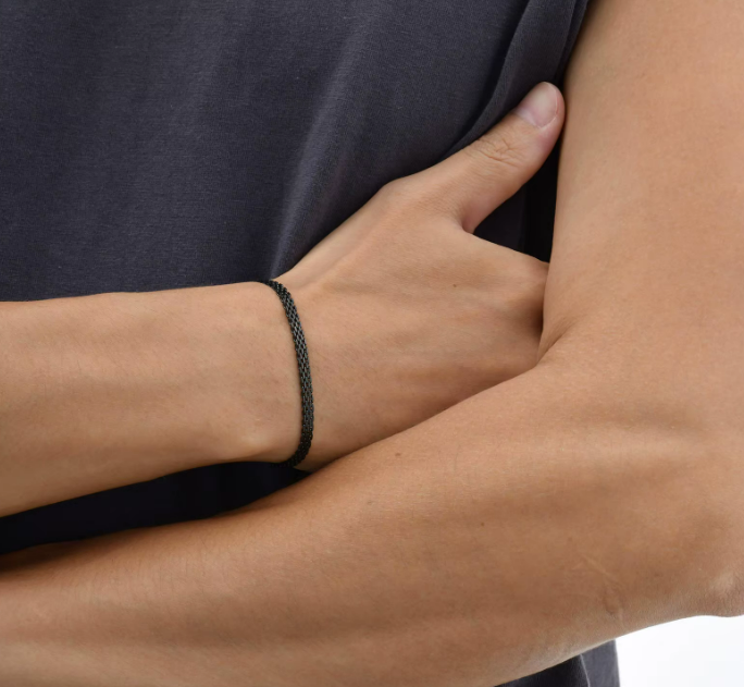 Guldförgylld Armband i Rostfritt Stål – 18K Guld och flera färger 3/4/6/mm