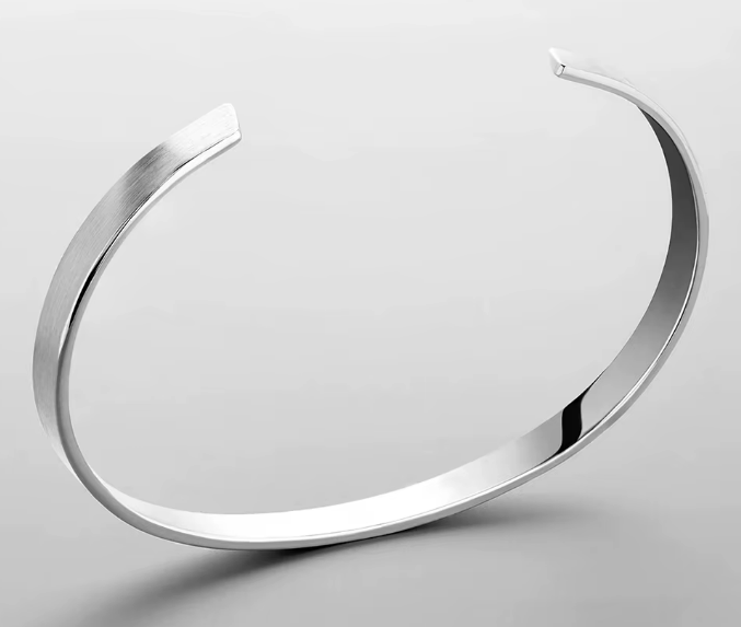 Herrarmband i Rostfritt Stål – 18K Guld & Vitguld Plätering