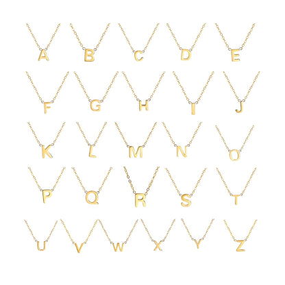 INITIA Personligt Halsband - väl din bokstav från A till Z
