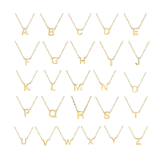 INITIA Personligt Halsband - väl din bokstav från A till Z